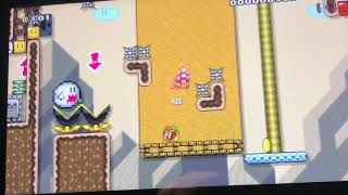 Clear condition : touch the goal SMM2