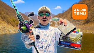 Fishing with TEMU Premium Gear!! (Baitcasting) // Fishing Lures
