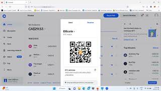 Recieve Bitcoin/Crypto in Coinbase