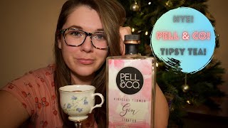 Tipsy Tea: Pell & Co Hibiscus Gin | 3 ingredient cocktail | NYE