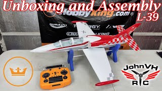 H-King L-39 64mm EDF Jet! Unboxing and Build Video @HobbyKing