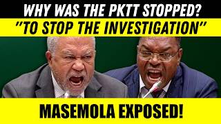 SHOCKING REVELATION!!! Masemola Confirms PKTT Was Disbanded To Stop Gauteng Investigations
