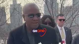Mahama Arrives At UN To Table Historic Slave Trade Resolution