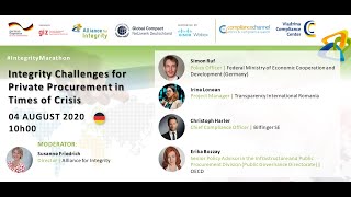 #IntegrityMarathon - Europe: Integrity Challenges for Private Procurement in Times of Crisis