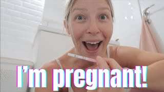 Finding out I am PREGNANT! 🤰🏼 (live pregnancy test)
