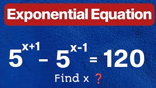 Can you solve this exponential equation?
