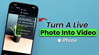 How to Turn a Live Photo into a Video on iPhone?