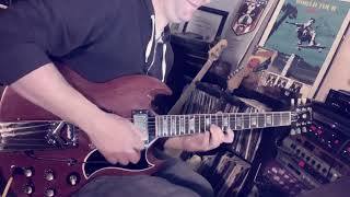 Blues rock guitar shred on an original 1962 Gibson Les Paul SG and Soldano SP77
