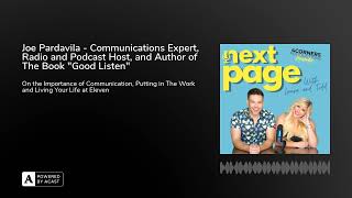 Joe Pardavila - Communications Expert, Radio and Podcast Host, and Author of The Book "Good Listen"