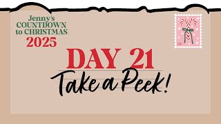 Jenny's Countdown to Christmas Box 2025 | Day 21 Unboxing