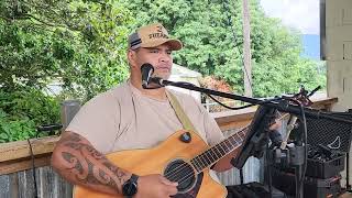 Big Pups sings Walk the Dog by Rufus Thomas at Mountain View Hotel Mulgrave Valley QLD Australia