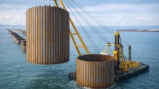 The Biggest Vibratory Pile Driver Ever Built—Octagon’s 40,000 kN Force. Mega Engineering Documentary