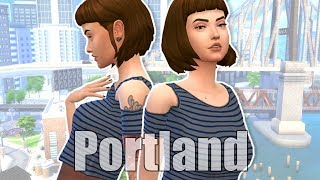 Portland || The Sims 4 City Inspired - Create A Sim + Full CC List!!