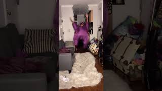 Bigo God Zeus is desperate for attention mocking Madam lo in a inflatable Oompa Loompa outfit￼