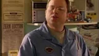 Corner Gas - Hank drives ball picker upper