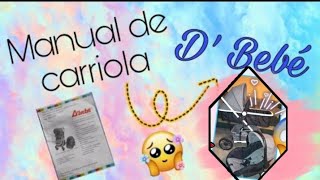 manual de carriola (D Bebé) - vídeo / súper práctico- Fátima Martínez