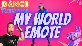 How to do the Fortnite My World Emote 2021