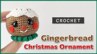 How to Crochet a Gingerbread Christmas Ornament | Easy Crochet Tutorial