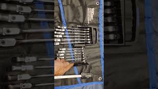 Hypertough Flex head Ratcheting wrenches!!! No skip and look at Those measurements!