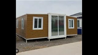 20ft prefabricated expandable container house with two bedrooms