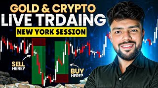 Live Trading on Gold | Bitcoin |Scalp with BSP Concept | #Live #Gold 23 Feb 2026