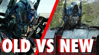 How the framing of the transformers has changed (rise of the beasts/bayformers)