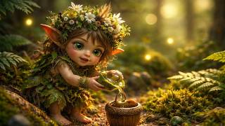 A Peaceful Day with Tiny Spirits 🌿✨ Relaxing Celtic Music & Forest Ambience