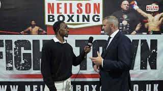 Mark Neilson Post Show Interview - Fight Town Swindon - 4th June 2022 - Neilson Boxing