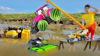 Watermelons Instead of Tractor Wheels! 🍉 Funny stories by  KidsCoco Club