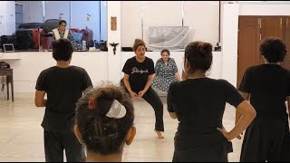 Tanusree Shankar & Sreenanda Shankar jamming to drums by Mayookh Bhaumik