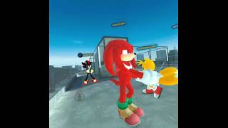 Team sonic vs shadow (bloopers)