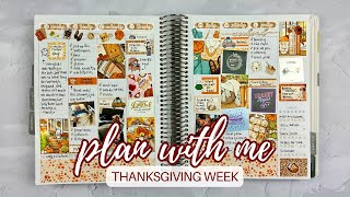 PLAN WITH ME | giving thanks & spending time with family 🧡 | #makselifeplanner | nov. 25-dec. 1