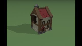Low Poly House Asset Speed Model