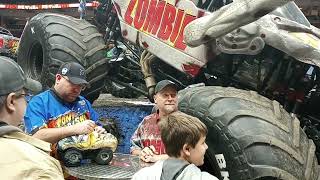 Monster Jam @ Columbus, Ohio Zombie Truck With Driver Chad Tingler. 4/02/2023.
