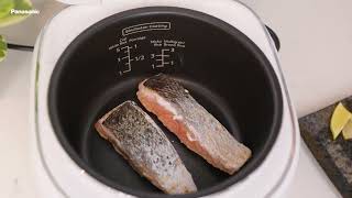 How to Cook Oil-Free Salmon | Panasonic SR-DL104 Rice & Multi Cooker