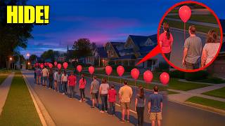 If you see your NEIGHBORS holding RED BALLOONS, hide! (it's not SAFE)