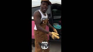 Sauce Walka Paints His Dually Truck Pink After He Repoed It From Another Rapper !!!! via Gutta TV
