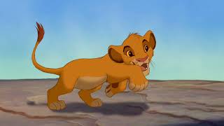 Simba Visits Scar | Scar Tells Simba About Elephant Graveyard And Provokes Him - Lion King Scene 7