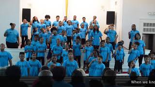 BCDI-G's students singing "Something Inside So Strong" by Labi Siffre