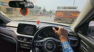 POV Drive 🚘 | Busy Highway | Brezza ZXI | Vehicular | ASMR | #asmrdriving #povdriving #brezza #viral