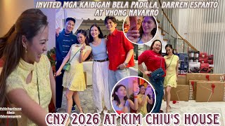 CNY 2026 ni Kim Chiu with bestfriends Bela Padilla, Darren Espanto at Vhong 🧡 nag-enjoy sa party