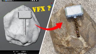 Blender 3d Thor Hammer Animation | VFX Breakdown | Awais Production