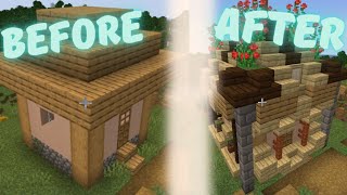 Modernization of a Villager's House | Minecraft