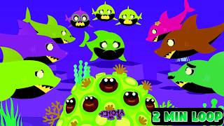 [3 MIN LOOP] Baby Shark Dance PINKFONG Sound Variations Remix Several Versions Nursery Rhymes & Kids