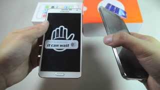 White Samsung Galaxy Note 3 Unboxing