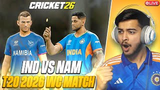 INDIA VS NAMIBIA T20 2026 WC MATCH | KRRISH GAMING IS LIVE