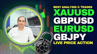 Forex Trading Live | High-Probability GBPUSD, Gold & EURUSD Trades  | #AshrafNoor