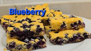 How to Make Cornbread Blueberry Bars