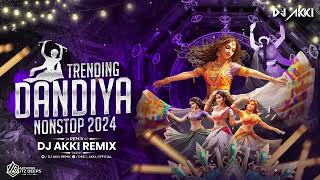 Dandiya 2024|| Hindi & Marathi & Retro || Dj Akki || Nonstop Garba Trending Dj Song 2024