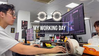 My Working Day with 3Dsmax - Jazz Music Background - Owner of ''Soft Jazz Village''